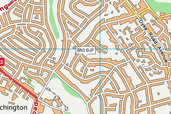 BN3 6UP map - OS VectorMap District (Ordnance Survey) BN3 6UP map - OS VectorMap District (Ordnance Survey)