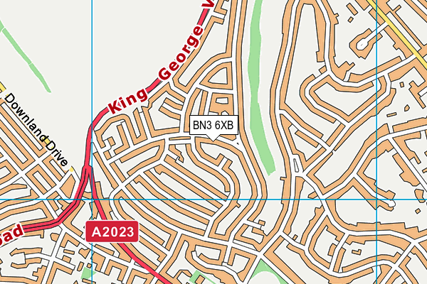 BN3 6XB map - OS VectorMap District (Ordnance Survey) BN3 6XB map - OS VectorMap District (Ordnance Survey)