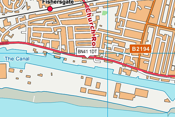 BN41 1DT map - OS VectorMap District (Ordnance Survey) BN41 1DT map - OS VectorMap District (Ordnance Survey)