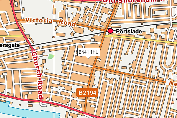 BN41 1HU map - OS VectorMap District (Ordnance Survey) BN41 1HU map - OS VectorMap District (Ordnance Survey)