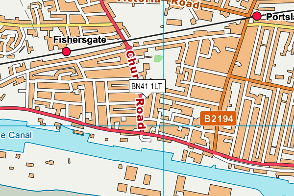 BN41 1LT map - OS VectorMap District (Ordnance Survey) BN41 1LT map - OS VectorMap District (Ordnance Survey)