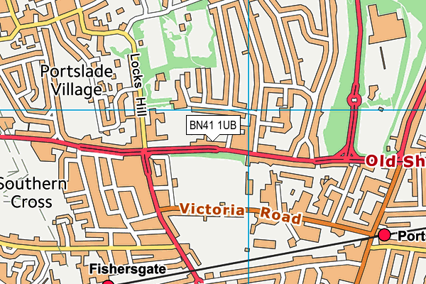 BN41 1UB map - OS VectorMap District (Ordnance Survey) BN41 1UB map - OS VectorMap District (Ordnance Survey)