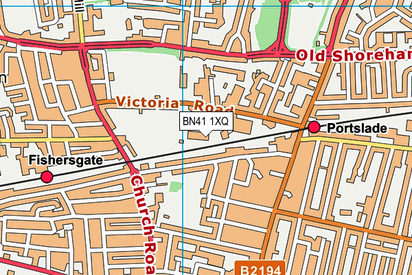 BN41 1XQ map - OS VectorMap District (Ordnance Survey) BN41 1XQ map - OS VectorMap District (Ordnance Survey)