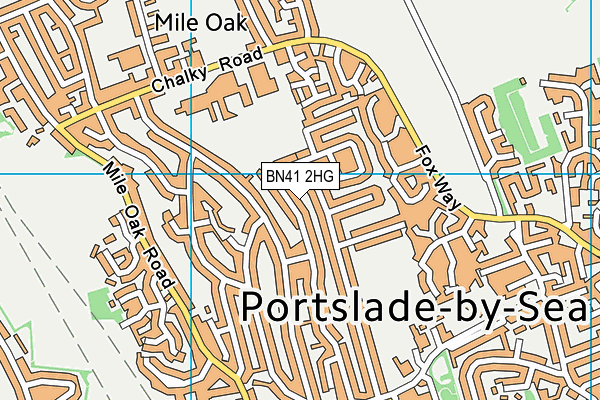 BN41 2HG map - OS VectorMap District (Ordnance Survey) BN41 2HG map - OS VectorMap District (Ordnance Survey)