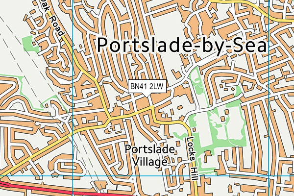 BN41 2LW map - OS VectorMap District (Ordnance Survey) BN41 2LW map - OS VectorMap District (Ordnance Survey)