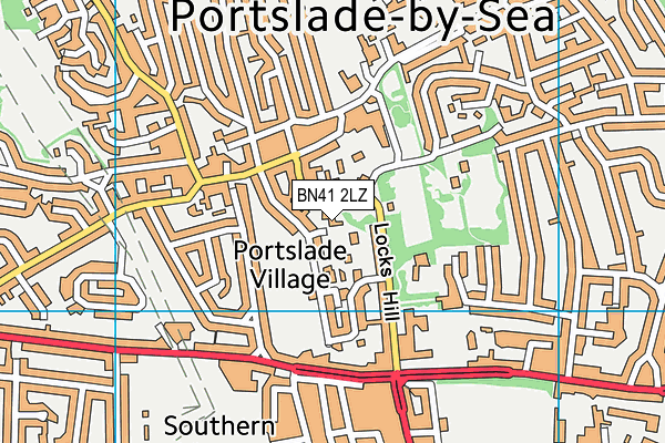 BN41 2LZ map - OS VectorMap District (Ordnance Survey) BN41 2LZ map - OS VectorMap District (Ordnance Survey)