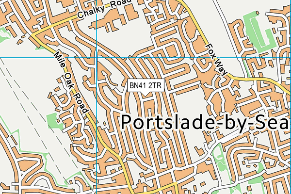 BN41 2TR map - OS VectorMap District (Ordnance Survey) BN41 2TR map - OS VectorMap District (Ordnance Survey)
