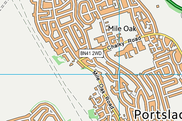 BN41 2WD map - OS VectorMap District (Ordnance Survey) BN41 2WD map - OS VectorMap District (Ordnance Survey)