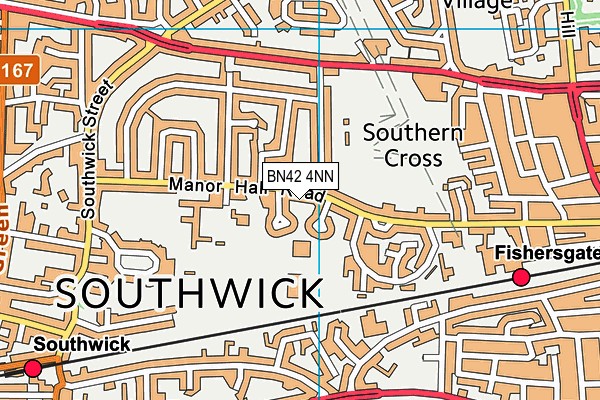 BN42 4NN map - OS VectorMap District (Ordnance Survey) BN42 4NN map - OS VectorMap District (Ordnance Survey)