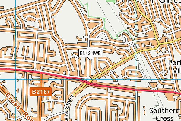 BN42 4WB map - OS VectorMap District (Ordnance Survey) BN42 4WB map - OS VectorMap District (Ordnance Survey)