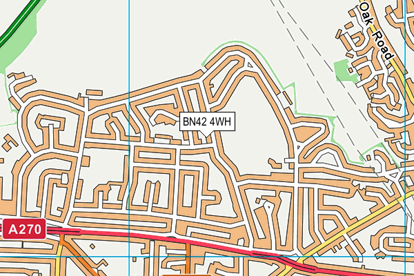 BN42 4WH map - OS VectorMap District (Ordnance Survey) BN42 4WH map - OS VectorMap District (Ordnance Survey)