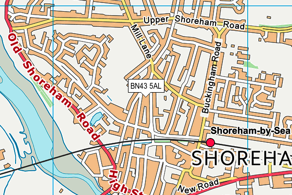 BN43 5AL map - OS VectorMap District (Ordnance Survey) BN43 5AL map - OS VectorMap District (Ordnance Survey)