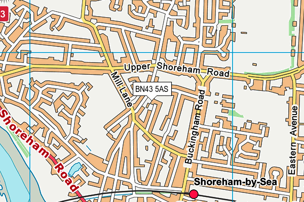 BN43 5AS map - OS VectorMap District (Ordnance Survey) BN43 5AS map - OS VectorMap District (Ordnance Survey)