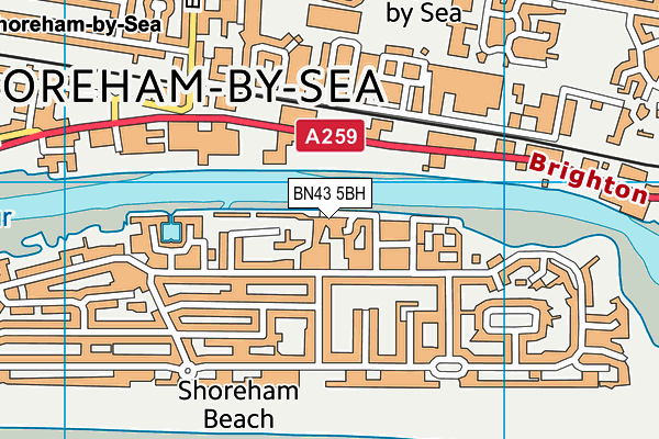 BN43 5BH map - OS VectorMap District (Ordnance Survey) BN43 5BH map - OS VectorMap District (Ordnance Survey)