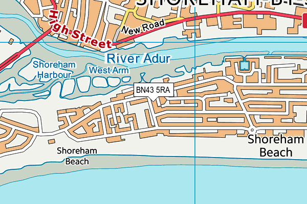 BN43 5RA map - OS VectorMap District (Ordnance Survey) BN43 5RA map - OS VectorMap District (Ordnance Survey)