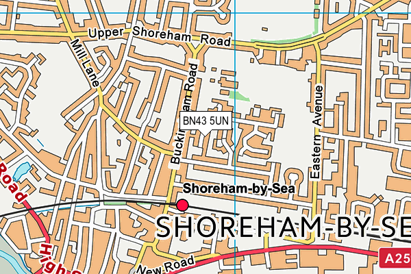 BN43 5UN map - OS VectorMap District (Ordnance Survey) BN43 5UN map - OS VectorMap District (Ordnance Survey)