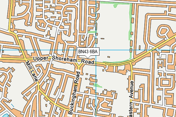 BN43 6BA map - OS VectorMap District (Ordnance Survey) BN43 6BA map - OS VectorMap District (Ordnance Survey)