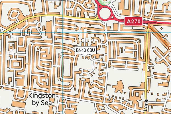 BN43 6BU map - OS VectorMap District (Ordnance Survey) BN43 6BU map - OS VectorMap District (Ordnance Survey)