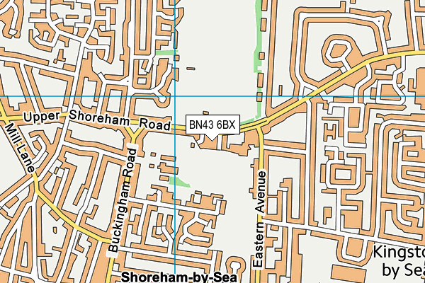 BN43 6BX map - OS VectorMap District (Ordnance Survey) BN43 6BX map - OS VectorMap District (Ordnance Survey)