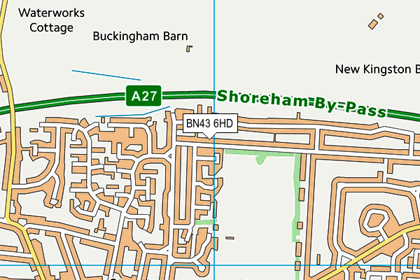BN43 6HD map - OS VectorMap District (Ordnance Survey) BN43 6HD map - OS VectorMap District (Ordnance Survey)