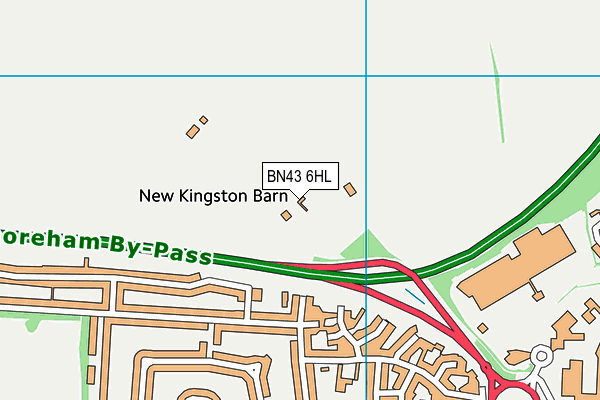 BN43 6HL map - OS VectorMap District (Ordnance Survey) BN43 6HL map - OS VectorMap District (Ordnance Survey)