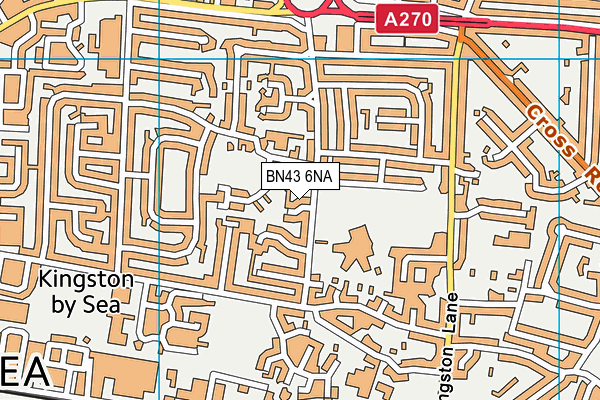 BN43 6NA map - OS VectorMap District (Ordnance Survey) BN43 6NA map - OS VectorMap District (Ordnance Survey)