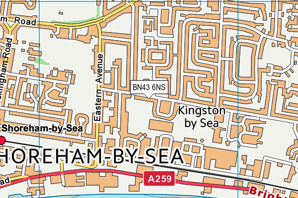 BN43 6NS map - OS VectorMap District (Ordnance Survey) BN43 6NS map - OS VectorMap District (Ordnance Survey)