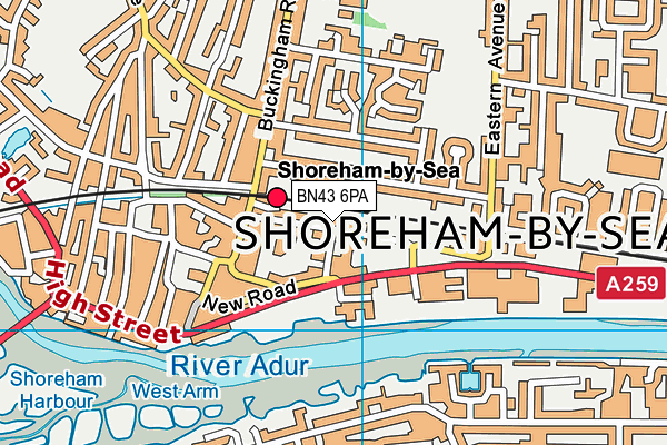 BN43 6PA map - OS VectorMap District (Ordnance Survey) BN43 6PA map - OS VectorMap District (Ordnance Survey)