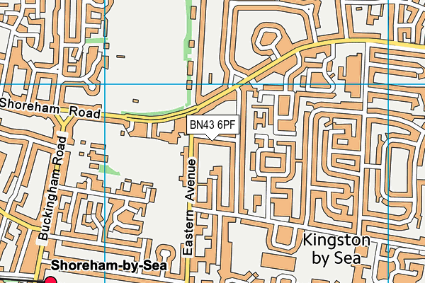 BN43 6PF map - OS VectorMap District (Ordnance Survey) BN43 6PF map - OS VectorMap District (Ordnance Survey)