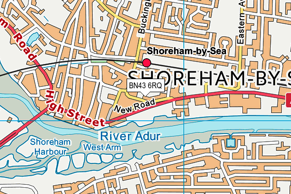 BN43 6RQ map - OS VectorMap District (Ordnance Survey) BN43 6RQ map - OS VectorMap District (Ordnance Survey)