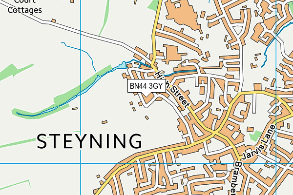 BN44 3GY map - OS VectorMap District (Ordnance Survey) BN44 3GY map - OS VectorMap District (Ordnance Survey)