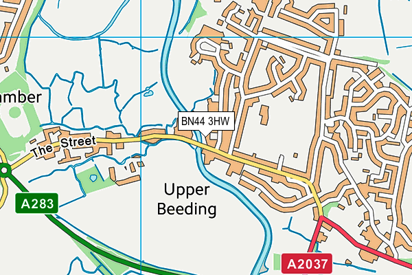 BN44 3HW map - OS VectorMap District (Ordnance Survey) BN44 3HW map - OS VectorMap District (Ordnance Survey)
