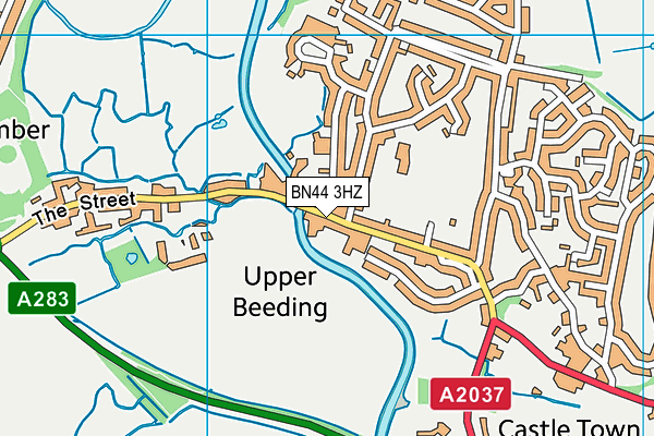 BN44 3HZ map - OS VectorMap District (Ordnance Survey) BN44 3HZ map - OS VectorMap District (Ordnance Survey)