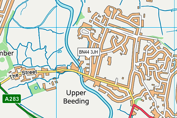 BN44 3JH map - OS VectorMap District (Ordnance Survey) BN44 3JH map - OS VectorMap District (Ordnance Survey)