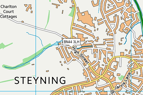 BN44 3LH map - OS VectorMap District (Ordnance Survey) BN44 3LH map - OS VectorMap District (Ordnance Survey)
