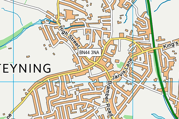BN44 3NA map - OS VectorMap District (Ordnance Survey) BN44 3NA map - OS VectorMap District (Ordnance Survey)