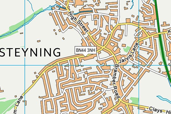 BN44 3NH map - OS VectorMap District (Ordnance Survey) BN44 3NH map - OS VectorMap District (Ordnance Survey)