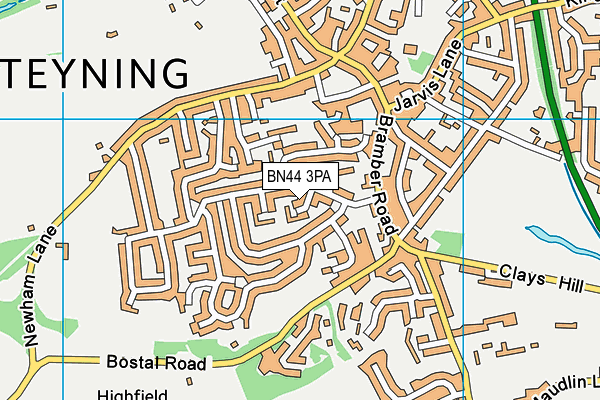 BN44 3PA map - OS VectorMap District (Ordnance Survey) BN44 3PA map - OS VectorMap District (Ordnance Survey)