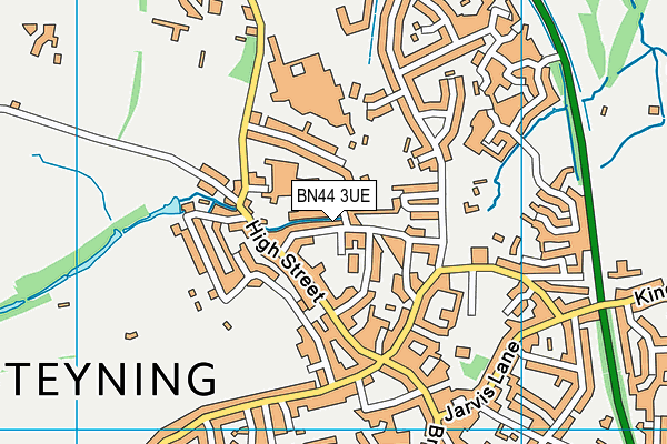 BN44 3UE map - OS VectorMap District (Ordnance Survey) BN44 3UE map - OS VectorMap District (Ordnance Survey)