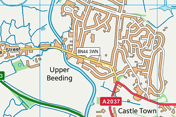 BN44 3WN map - OS VectorMap District (Ordnance Survey) BN44 3WN map - OS VectorMap District (Ordnance Survey)