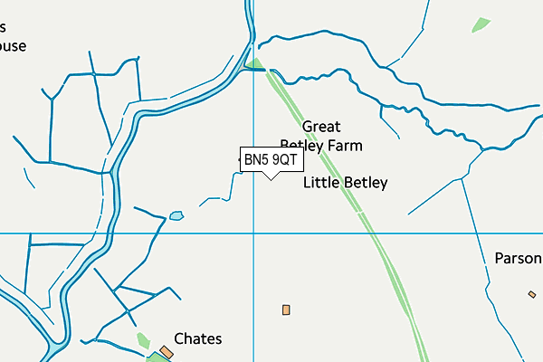 BN5 9QT map - OS VectorMap District (Ordnance Survey) BN5 9QT map - OS VectorMap District (Ordnance Survey)