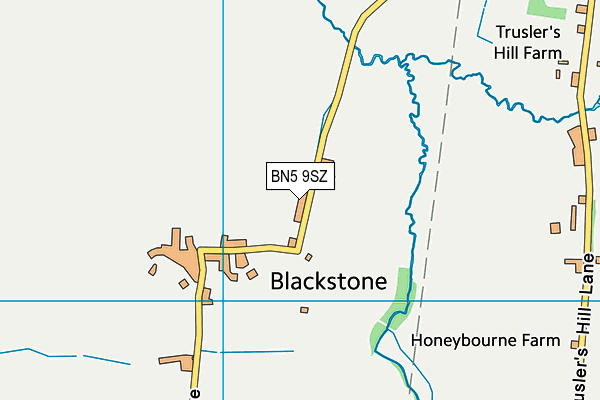 BN5 9SZ map - OS VectorMap District (Ordnance Survey) BN5 9SZ map - OS VectorMap District (Ordnance Survey)