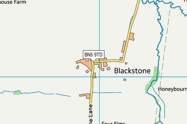 BN5 9TD map - OS VectorMap District (Ordnance Survey) BN5 9TD map - OS VectorMap District (Ordnance Survey)