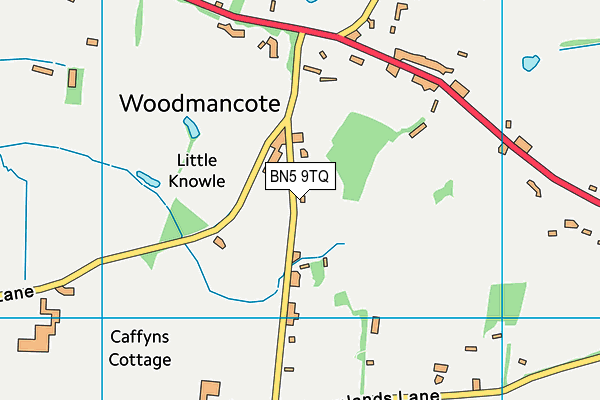 BN5 9TQ map - OS VectorMap District (Ordnance Survey) BN5 9TQ map - OS VectorMap District (Ordnance Survey)