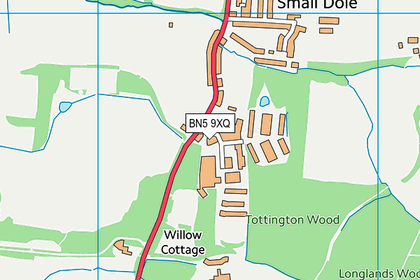 BN5 9XQ map - OS VectorMap District (Ordnance Survey) BN5 9XQ map - OS VectorMap District (Ordnance Survey)