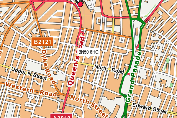 BN50 8HQ map - OS VectorMap District (Ordnance Survey) BN50 8HQ map - OS VectorMap District (Ordnance Survey)