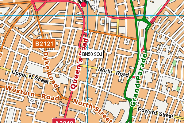 BN50 9QJ map - OS VectorMap District (Ordnance Survey) BN50 9QJ map - OS VectorMap District (Ordnance Survey)