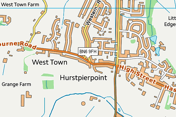 BN6 9FH map - OS VectorMap District (Ordnance Survey) BN6 9FH map - OS VectorMap District (Ordnance Survey)