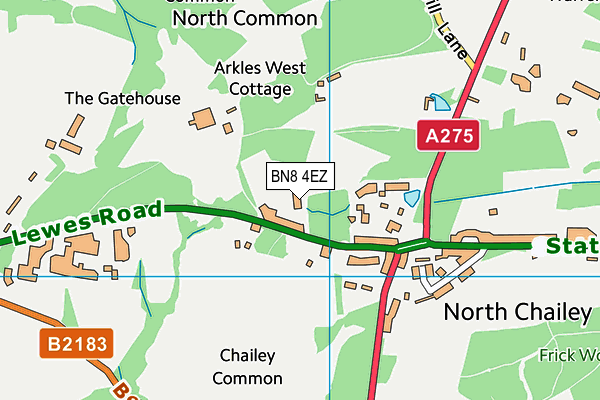 BN8 4EZ map - OS VectorMap District (Ordnance Survey) BN8 4EZ map - OS VectorMap District (Ordnance Survey)