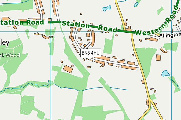 BN8 4HU map - OS VectorMap District (Ordnance Survey) BN8 4HU map - OS VectorMap District (Ordnance Survey)